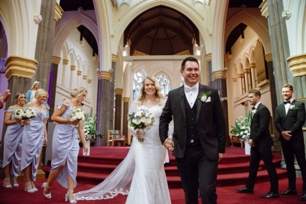 Holly and Daniel's wedding day in Melbourne, frame 118