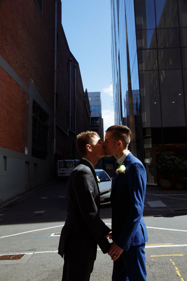 George and Julian's wedding day in Samesex Gay, frame 063