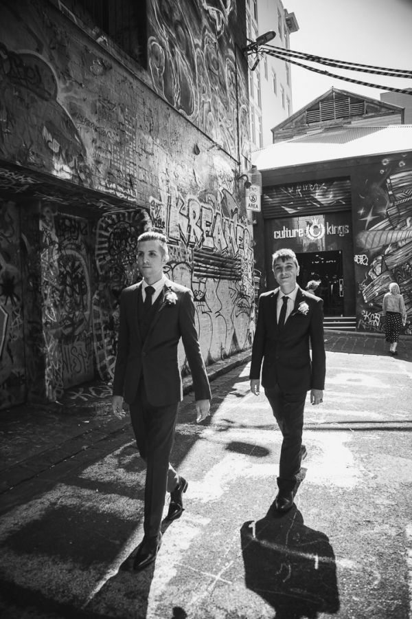 George and Julian's wedding day in Samesex Gay, frame 069