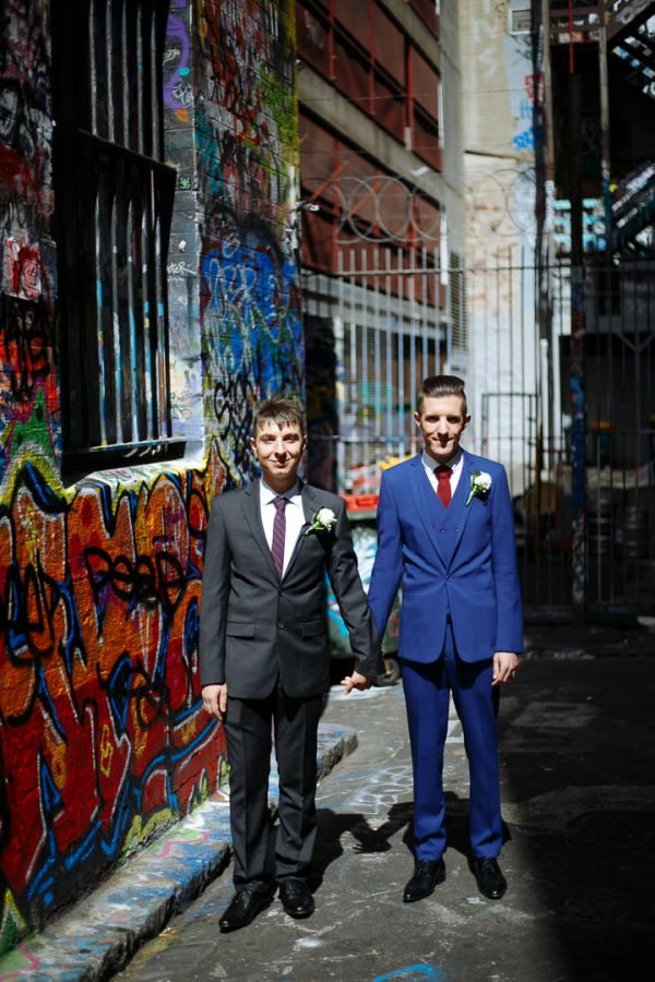 George and Julian's wedding day in Samesex Gay, frame 070