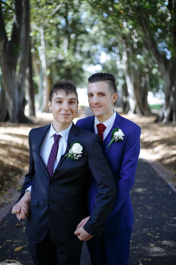 George and Julian's wedding day in Samesex Gay, frame 078