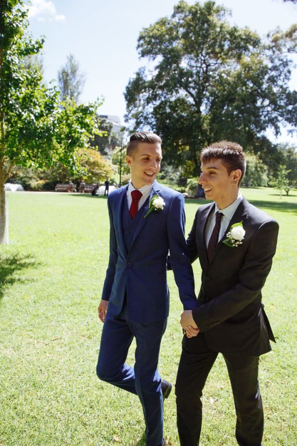 George and Julian's wedding day in Samesex Gay, frame 082