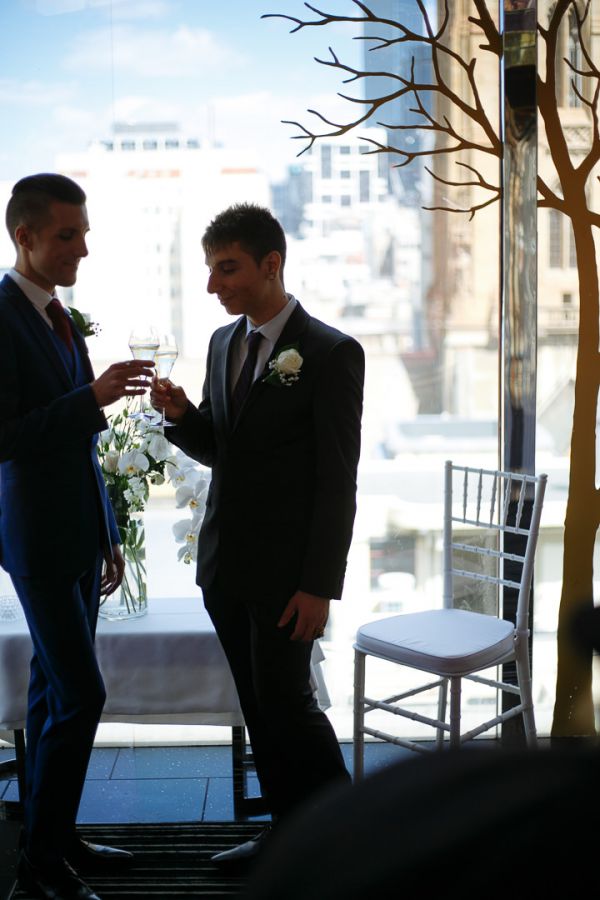 George and Julian's wedding day in Samesex Gay, frame 085