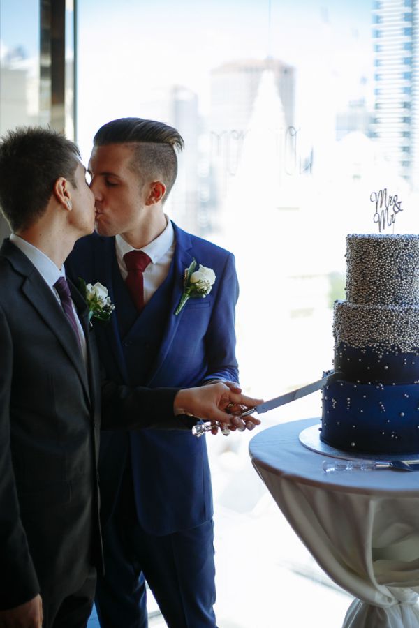 George and Julian's wedding day in Samesex Gay, frame 093