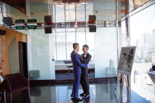 George and Julian's wedding day in Samesex Gay, frame 102