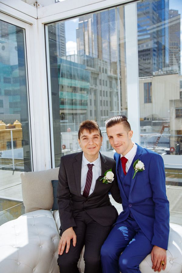George and Julian's wedding day in Samesex Gay, frame 117