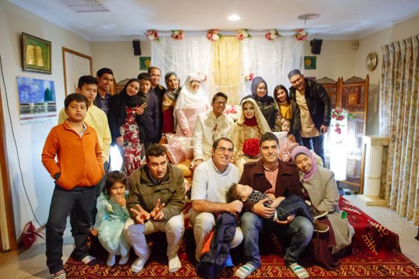 Aaliya and Adam's wedding day in Muslim, frame 180