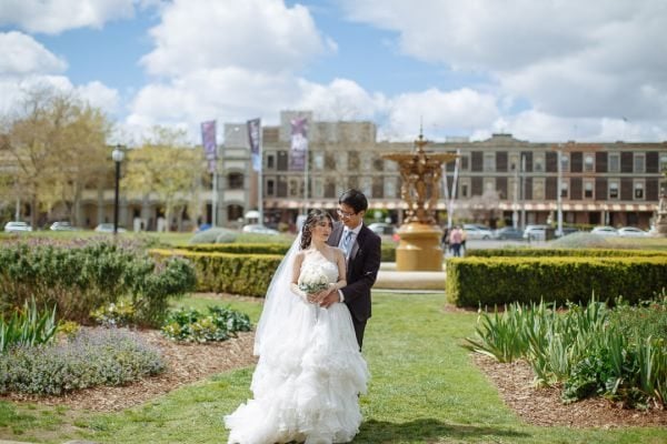 South Wharf Promenade pre-wedding photo South Wharf