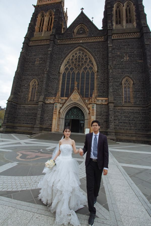 Wedding photograph 021 from Sun and Jiang's day at South Wharf Promenade