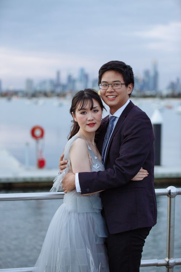 Wedding photograph 027 from Sun and Jiang's day at South Wharf Promenade