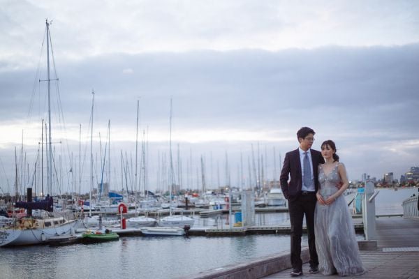 South Wharf Promenade pre-wedding, Sun and Jiang, frame 029
