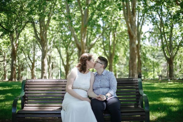 Wedding photograph 012 from Ruth and Chelsea's day at Melbourne Museum