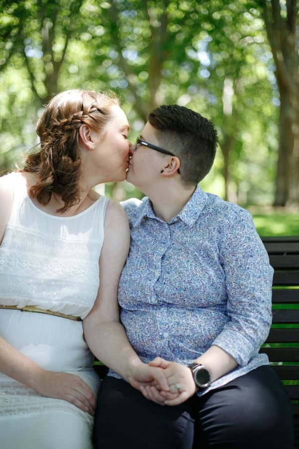 Ruth and Chelsea's pre-wedding session in Carlton, frame 013