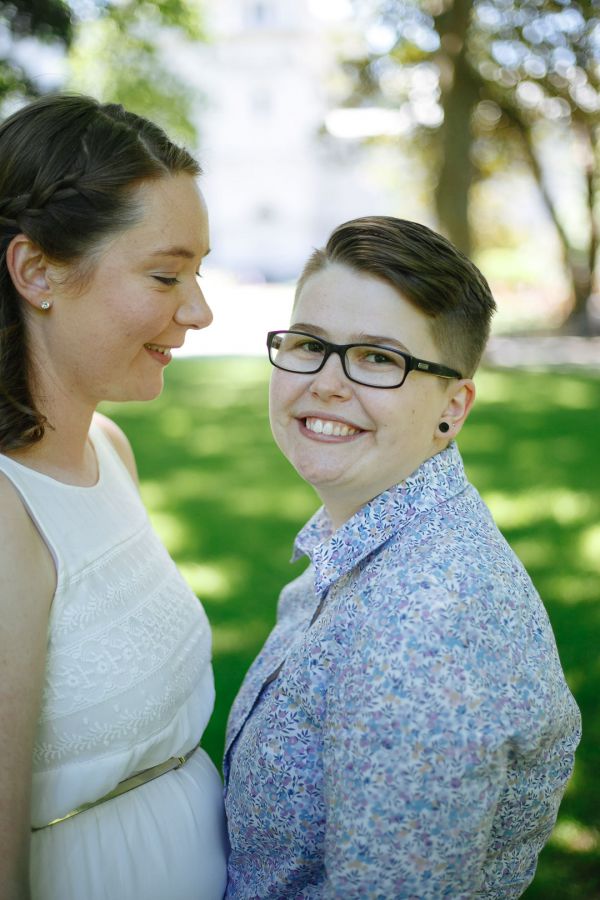 Ruth and Chelsea's pre-wedding session in Carlton, frame 016