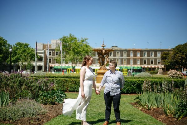 Melbourne Museum pre-wedding, Ruth and Chelsea, frame 023