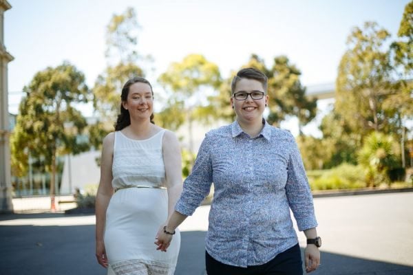 Melbourne Museum pre-wedding, Ruth and Chelsea, frame 026