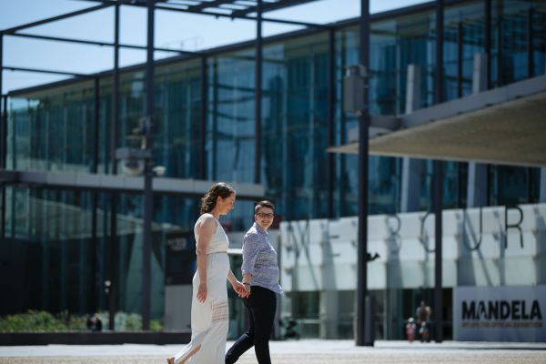Ruth and Chelsea's pre-wedding session in Carlton, frame 028