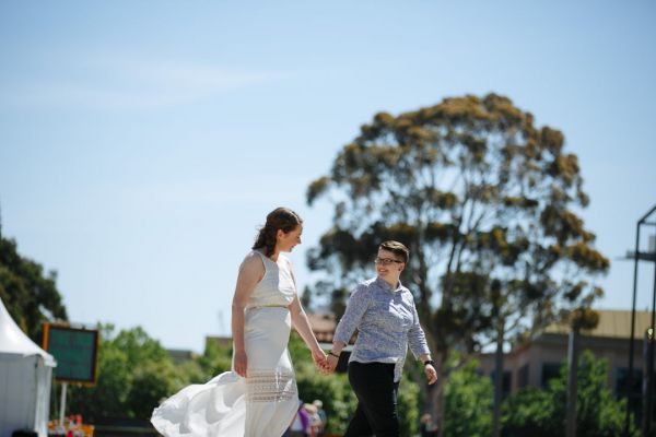 Wedding photograph 030 from Ruth and Chelsea's day at Melbourne Museum