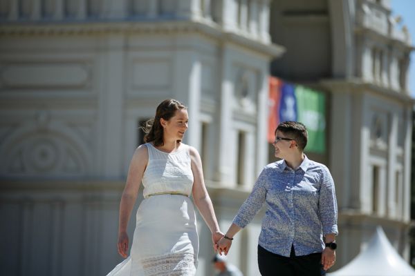 Ruth and Chelsea's pre-wedding session in Carlton, frame 031