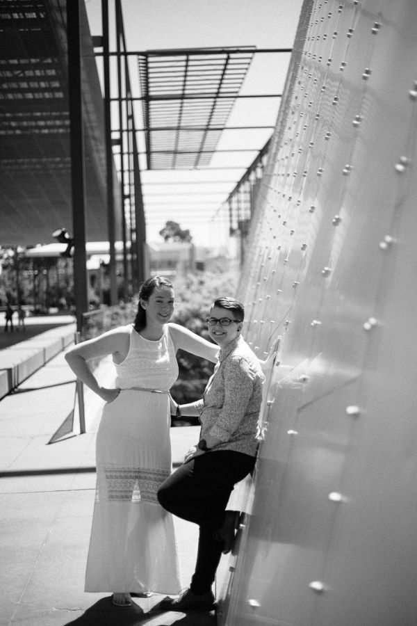 Ruth and Chelsea's pre-wedding session in Carlton, frame 034