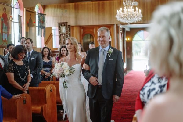 Becky and George's wedding day in Barton, frame 067