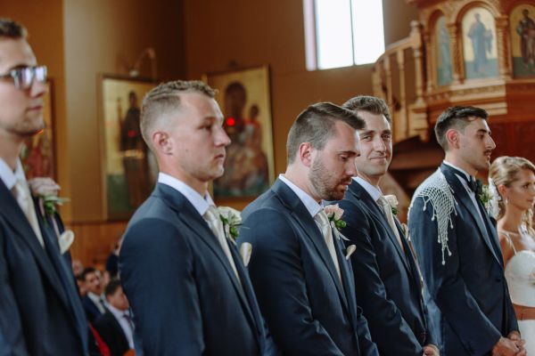 Becky and George's wedding day in Barton, frame 082