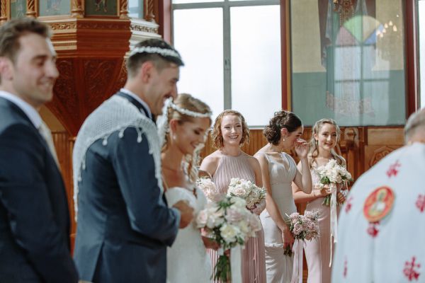 Becky and George's wedding day in Barton, frame 091
