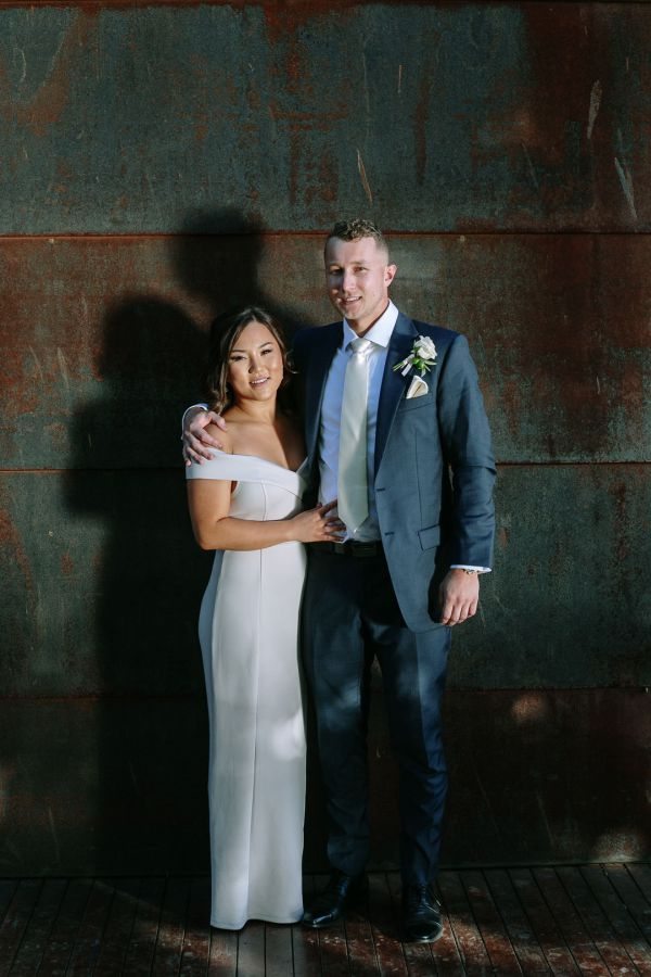 Becky and George's wedding day in Barton, frame 256