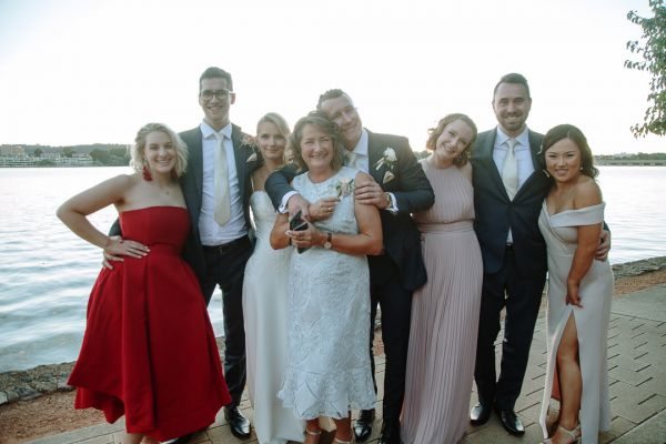 Becky and George's wedding day in Barton, frame 331