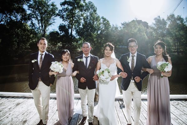 Sandra and Thanh's wedding day in Hawthorn, frame 157