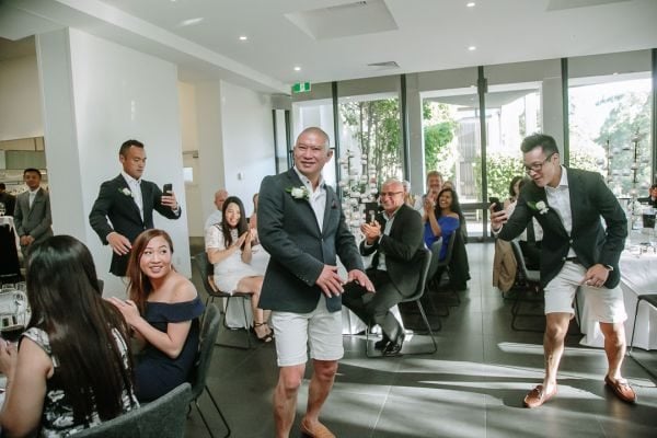 Sandra and Thanh's wedding day in Hawthorn, frame 184