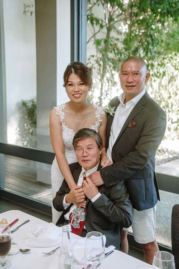 Sandra and Thanh's wedding day in Hawthorn, frame 238