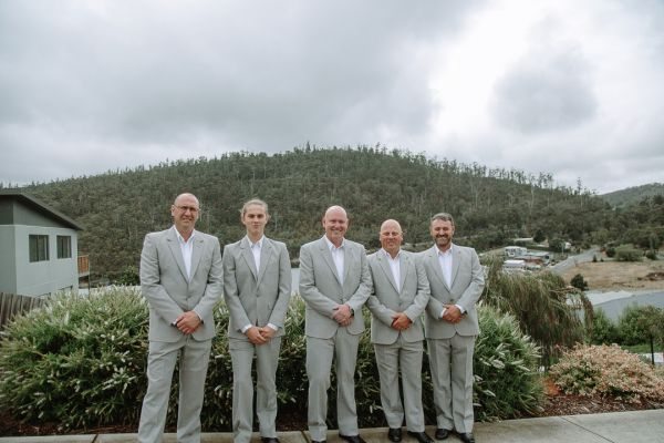 Andrea and Matt's wedding day in Hobart, frame 005