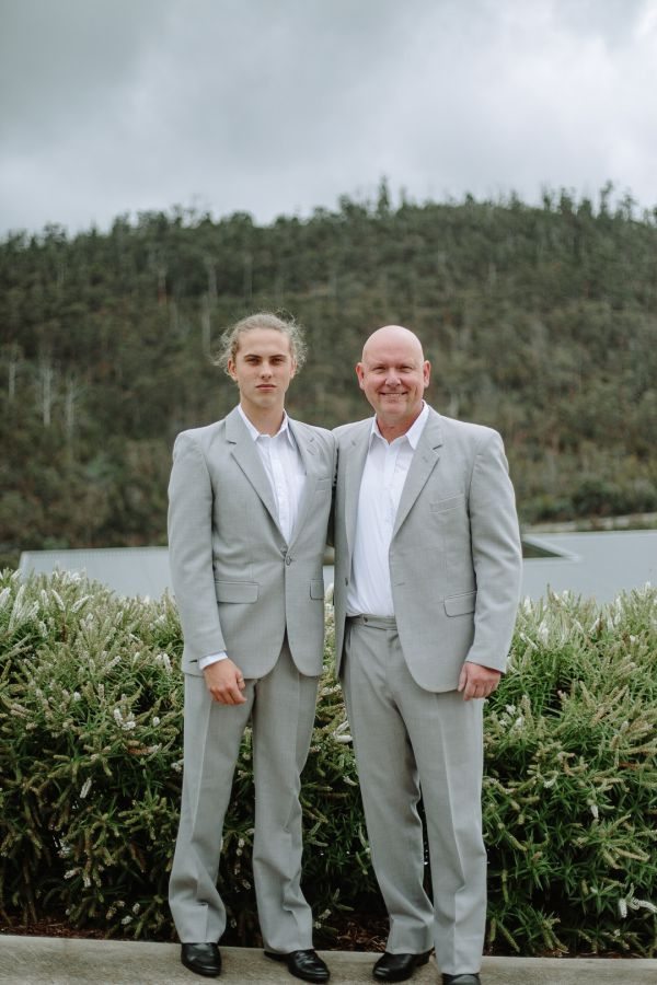 Andrea and Matt's wedding day in Hobart, frame 012