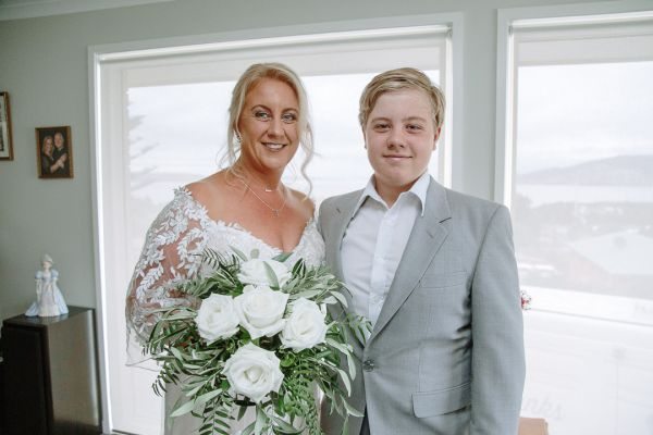 Andrea and Matt's wedding day in Hobart, frame 060