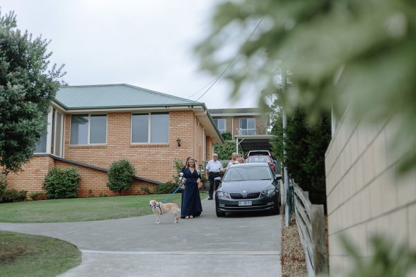 Andrea and Matt's wedding day in Hobart, frame 078