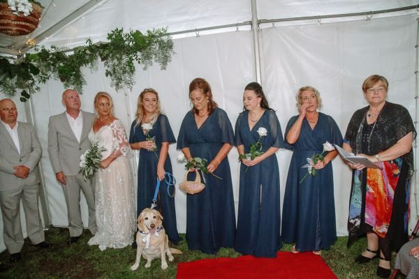 Andrea and Matt's wedding day in Hobart, frame 096