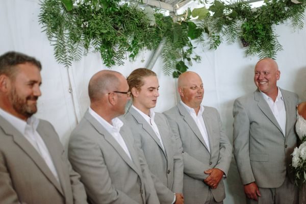 Andrea and Matt's wedding day in Hobart, frame 104