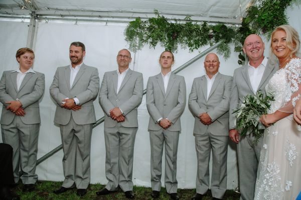 Andrea and Matt's wedding day in Hobart, frame 112