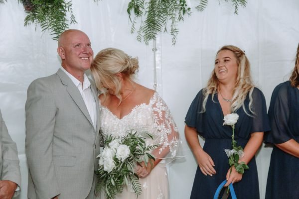 Andrea and Matt's wedding day in Hobart, frame 119