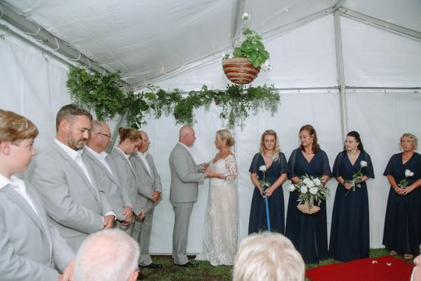 Andrea and Matt's wedding day in Hobart, frame 122