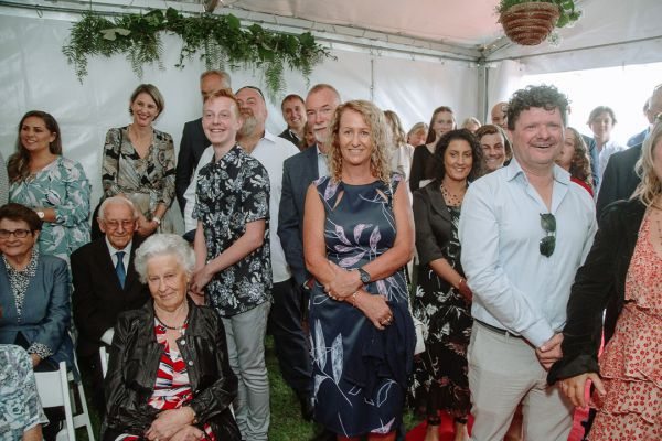 Andrea and Matt's wedding day in Hobart, frame 139