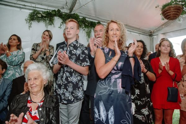 Andrea and Matt's wedding day in Hobart, frame 152
