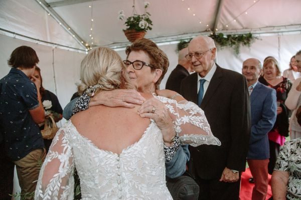 Andrea and Matt's wedding day in Hobart, frame 166
