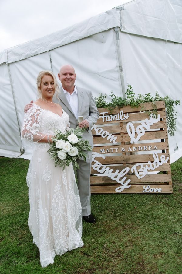 Andrea and Matt's wedding day in Hobart, frame 175