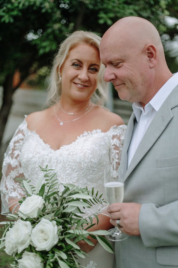 Andrea and Matt's wedding day in Hobart, frame 177