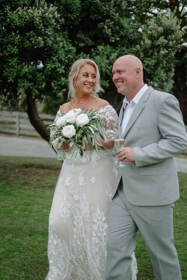 Andrea and Matt's wedding day in Hobart, frame 179