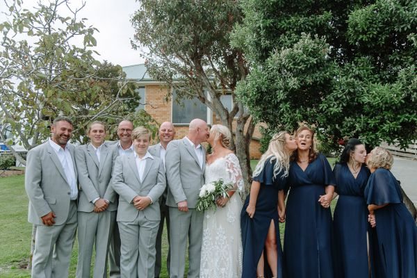 Andrea and Matt's wedding day in Hobart, frame 195