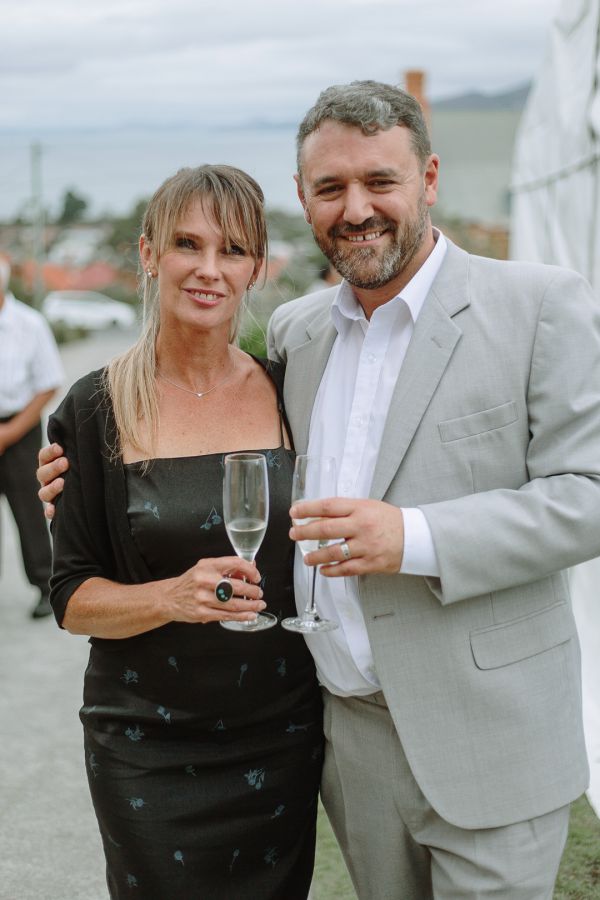 Andrea and Matt's wedding day in Hobart, frame 201