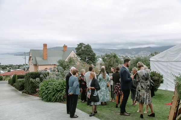 Andrea and Matt's wedding day in Hobart, frame 204